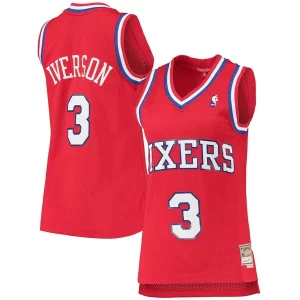 Allen Iverson Philadelphia 76ers Women's 2002/03 Hardwood Magnificent Classics Swingman Jersey Red Be a part of the action! Get this game - ready jersey.