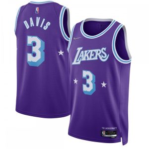 Anthony Davis Los Angeles Lakers Nike 2021/22 Swingman Jersey City Top - notch Edition Purple Stand out from the crowd! Wear this eye - catching jersey.
