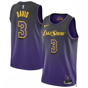 Anthony Davis Los Angeles Lakers Nike Phenomenal Unisex 2024/25 Swingman Player Jersey City Edition Purple Show your dedication! Own this special jersey for your team.