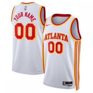 Atlanta Hawks Nike Unisex 2022/23 Swingman Custom Jersey White Association Elegant Edition Limited edition! Don't miss your chance to own this unique jersey.