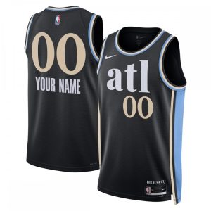 Atlanta Hawks Nike Unisex 2023/24 Notable Custom Swingman Jersey Black City Edition For the true fans! Secure this authentic jersey now.