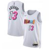 Bam Adebayo Miami Heat Nike Unisex 2022/23 Swingman Exceptional Jersey City Edition White Collector's item! A rare addition to any collection.