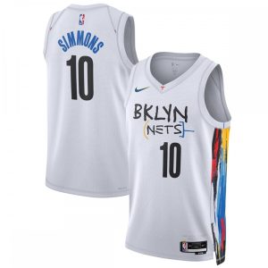 Ben Simmons Brooklyn Nets Nike Unisex 2022/23 Swingman Jersey City Edition Unique White Sports fans
