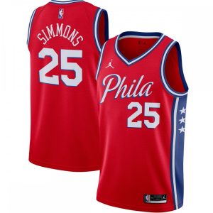 Ben Simmons Philadelphia 76ers Jordan Brand 2020/21 Swingman Jersey Statement Edition Red High - quality Upgrade your fan gear! Order this premium jersey today.