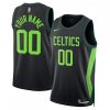 Boston Celtics Nike Unisex 2024/25 Custom Swingman Jersey City Remarkable Edition Black Exclusive design! Own a jersey like no other.