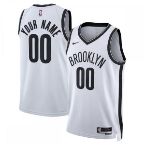Brooklyn Nets Nike Unisex 2022/23 Swingman Delightful Custom Jersey White Association Edition Team spirit! Show it off with this awesome jersey.
