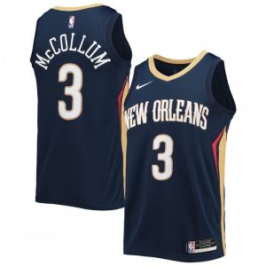 C.J. McCollum New Orleans Pelicans Nike 2021/22 Swingman Jersey Icon Edition Navy Fantastic Show your dedication! Own this special jersey for your team.