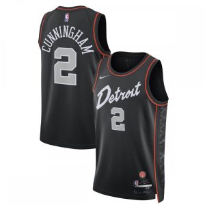 Cade Cunningham Remarkable Detroit Pistons Nike Unisex 2023/24 Swingman Jersey Black City Edition Authentic look! Wear this genuine jersey.