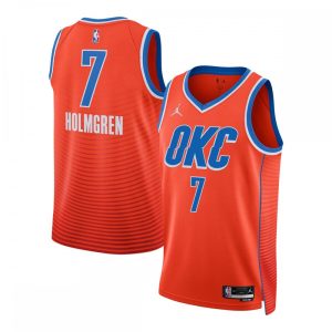 Chet Holmgren Oklahoma City Thunder Elegant Jordan Brand Unisex Swingman Jersey Statement Edition Orange Last chance! Grab this awesome jersey before it's gone for good.