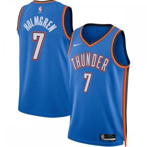 Chet Holmgren Oklahoma City Thunder Nike Unisex 2022 NBA Draft Dashing First Round Pick Player Swingman Jersey Icon Edition Blue Collector's item! A rare addition to any collection.