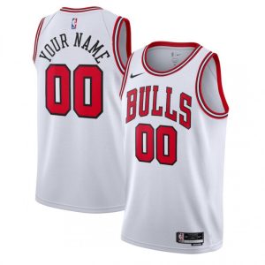 Chicago Bulls Nike Youth Swingman Custom Jersey Gorgeous White Association Edition Proven quality! Invest in this reliable jersey.