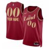 Cleveland Cavaliers High - quality Nike Unisex 2023/24 Custom Swingman Jersey Wine City Edition High - demand item! Order this sought - after jersey immediately.