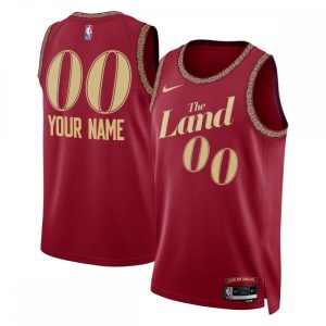 Cleveland Cavaliers High - quality Nike Unisex 2023/24 Custom Swingman Jersey Wine City Edition High - demand item! Order this sought - after jersey immediately.