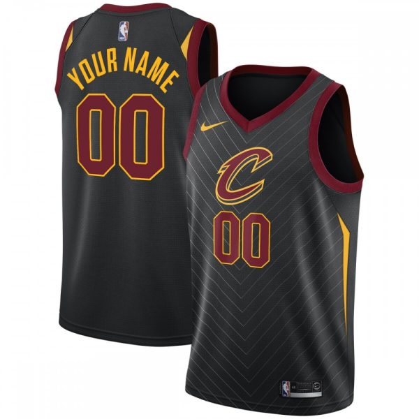 Cleveland Cavaliers Nike Captivating Swingman Custom Jersey Black Statement Edition Trending now! Grab this hot jersey while you can.