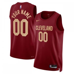 Cleveland Cavaliers Nike Unisex 2022/23 Striking Swingman Custom Jersey Wine Icon Edition Be the first! Order this trendy jersey ahead of the crowd.