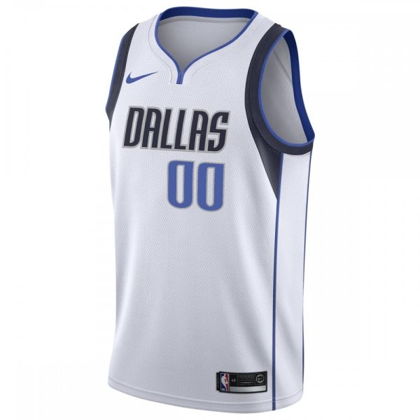 Dallas Mavericks Fantastic Nike Custom Swingman Jersey White Association Edition - Image 2