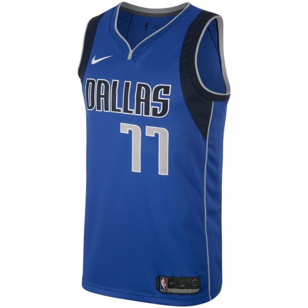 Dallas Mavericks Luka Doncic Exceptional Nike Men's Swingman Jersey Royal - Image 2