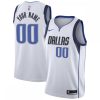 Dallas Mavericks Nike 2020/21 Swingman Custom Jersey Association Edition Fabulous White Customizable! Personalize this great jersey.