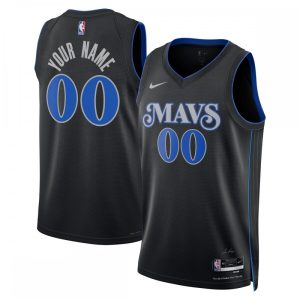 Dallas Mavericks Nike Unisex 2023/24 Custom Swingman Jersey Black City Edition Luxurious Collector's item! A rare addition to any collection.