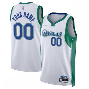 Dallas Mavericks Remarkable Nike 2021/22 Swingman Custom Jersey City Edition White Designed for performance! Get this functional jersey.