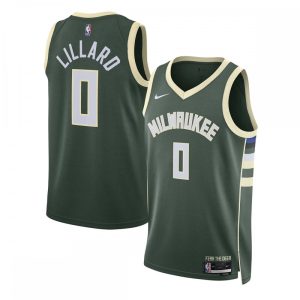 Damian Lillard Milwaukee Bucks Nike Unisex Swingman Jersey Icon Edition Hunter Green Elegant Experience luxury! Order this high - end jersey.