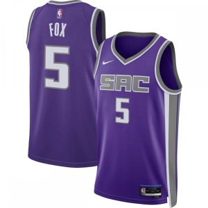De'Aaron Fox Sacramento Kings Nike Unisex 2022/23 Luxurious Swingman Jersey Icon Edition Purple Unbeatable style! Get this stylish jersey now.