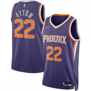 Deandre Ayton Phoenix Suns Enchanting Nike 2021/22 Diamond Swingman Jersey Icon Edition Purple Customizable! Personalize this great jersey.
