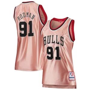 Dennis Rodman Chicago Bulls Women's 75th Anniversary Rose Gold 1997 Swingman Jersey Classy Pink Fan favorite! Join thousands who love this premium jersey.
