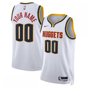 Denver Nuggets Nike Unisex Superb 2022/23 Swingman Custom Jersey White Association Edition Enhance your game - day look! Get this fashionable jersey.