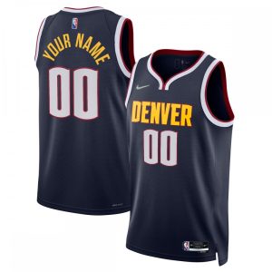 Denver Nuggets Phenomenal Nike 2021/22 Diamond Swingman Custom Jersey Icon Edition Navy Proven quality! Invest in this reliable jersey.