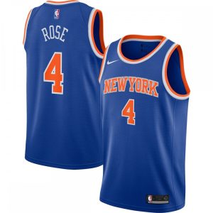 Derrick Rose New Exceptional York Knicks Nike Youth 2021/22 Swingman Jersey Icon Edition Blue Experience luxury! Order this high - end jersey.
