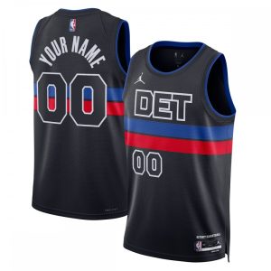 Detroit Pistons Jordan Brand Unisex Exquisite 2022/23 Swingman Custom Jersey Statement Edition Blue Perfect fit! Order this comfortable jersey.