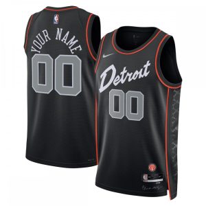 Detroit Pistons Nike Unisex 2023/24 Custom Swingman Jersey Black City Glamorous Edition Limited stock! Be quick and grab this must - have jersey to support your team.