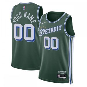 Detroit Pistons Nike Unisex Refined 2022/23 Swingman Custom Jersey City Edition Green Last chance! Grab this awesome jersey before it's gone for good.