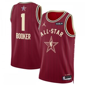 Devin Booker Jordan Brand Unisex 2024 Captivating NBA All Star Game Swingman Jersey Crimson Upgrade your fan gear! Order this premium jersey today.