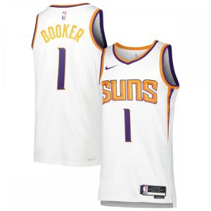 Devin Booker Phoenix Suns Nike Exquisite Unisex 2022/23 Swingman Jersey Icon Edition White Authentic look! Wear this genuine jersey.
