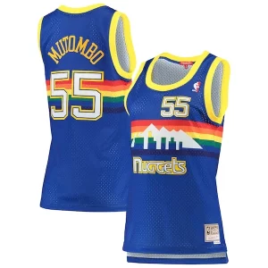 Dikembe Refined Mutombo Denver Nuggets Women's 1991/92 Hardwood Classics Swingman Jersey Royal High - demand item! Order this sought - after jersey immediately.