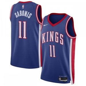Domantas Sabonis Sacramento Luxurious Kings Nike Unisex 2024/25 Swingman Player Jersey City Edition Blue Proven quality! Invest in this reliable jersey.