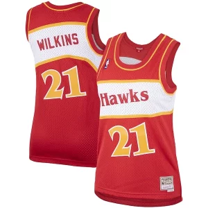 Dominique Wilkins Fabulous Atlanta Hawks Women's Hardwood Classics Swingman Jersey Red Last chance! Grab this awesome jersey before it's gone for good.