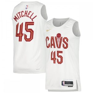 Donovan Mitchell Cleveland Cavaliers Nike Unisex Swingman Jersey Association Edition White Enchanting Sports enthusiasts