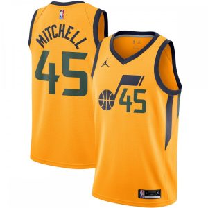 Donovan Mitchell Utah Jazz Jordan Brand Glamorous 2020/21 Swingman Jersey Statement Edition Gold Stand out from the crowd! Wear this eye - catching jersey.