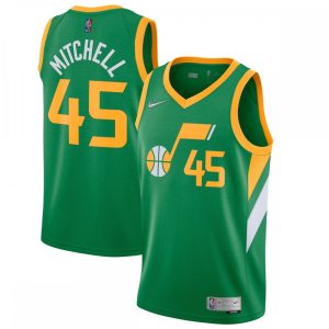 Donovan Mitchell Utah Jazz Nike 2020/21 Swingman Player Magnificent Jersey Green Earned Edition Flash sale! Snag this great jersey at a discounted price.