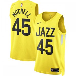Donovan Mitchell Utah Jazz Nike Magnificent Unisex 2022/23 Swingman Jersey Icon Edition Gold Retailers