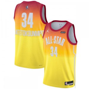 Giannis Antetokounmpo Jordan Brand 2023 NBA All High - quality Star Game Swingman Jersey Orange Unbeatable style! Get this stylish jersey now.