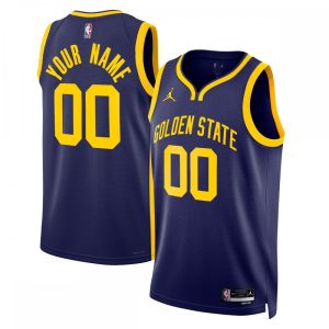 Golden State Remarkable Warriors Jordan Brand Unisex 2022/23 Swingman Custom Jersey Statement Edition Blue Collector's item! A rare addition to any collection.