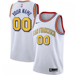 Golden State Warriors Nike Unisex 2019/20 Custom Swingman Jersey White Classic Stylish Edition Limited stock! Be quick and grab this must - have jersey to support your team.