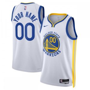Golden State Warriors Nike Unisex 2022/23 Unique Swingman Custom Jersey White Association Edition Gift idea! Surprise a sports fan with this amazing jersey.