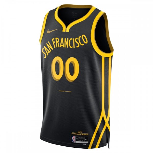 Golden State Warriors Nike Unisex 2023/24 Custom Swingman Glamorous Jersey Black City Edition - Image 2