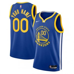 Golden State Warriors Nike Youth Swingman Custom Distinguished Jersey Blue Icon Edition Experience luxury! Order this high - end jersey.