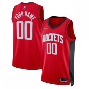 Houston Rockets Fabulous Nike 2021/22 Diamond Swingman Custom Jersey Icon Edition Red Trending now! Grab this hot jersey while you can.